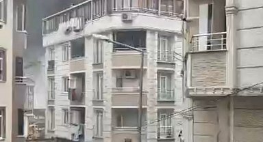 İstanbul- Esenyurt'ta 5 katlı binada yangın paniği