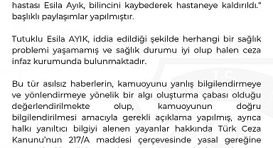 İstanbul- Esila Ayık hakkındaki yanıltıcı paylaşımlara soruşturma