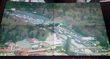 İstanbul - İl Emniyet Müdürlüğü helikopterle denetimlerde bulundu