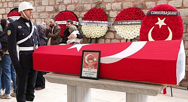 İstanbul- Şehit Bekçi Uğur Gölçek son yolculuğuna uğurlandı