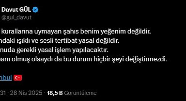İstanbul - Vali Gül'den sosyal medyada yer alan iddialara cevap: Yasal işlem yapılacaktır