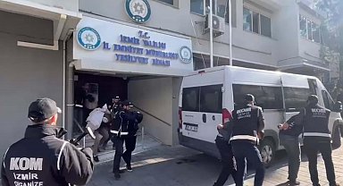 İzmir'deki suç örgütü operasyonunda 5 şüpheli tutuklandı