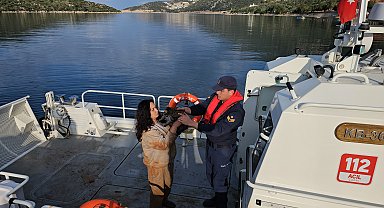 Kaçak göçmen, yanında kedisiyle yakalandı