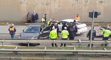 Karadeniz Sahil Yolu'nda 25 araç zincirleme kazaya karıştı; 12 yaralı