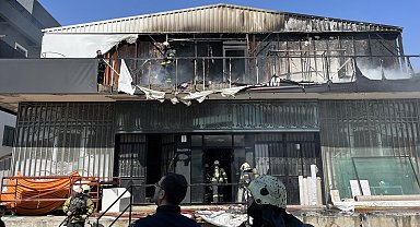 Kocaeli'de iş yeri yangını