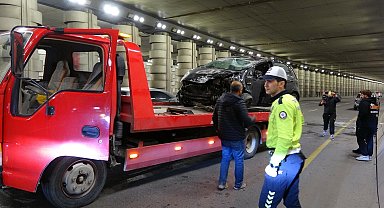 Kontrolden çıkan otomobil takla atarak metrelerce sürüklendi: 1 yaralı