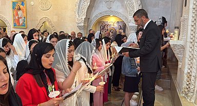Mardin ve Midyat'ta Paskalya Bayramı kutlandı