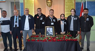 Mide kanserinden ölen güvenlik görevlisi için görev yaptığı hastanede anma