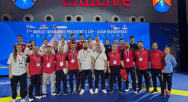 Milli para taekwondoculardan 1'i altın 7 madalya