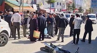 Motosikletli yayaya çarptı: 2 yaralı