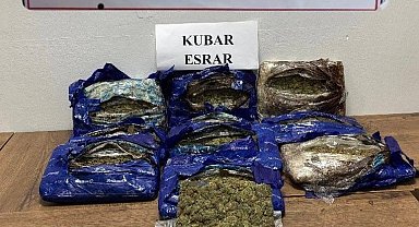 Otobüste 7 kilo esrarla yakalanan yolcu tutuklandı