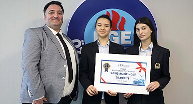 Özel Ege Lisesi, Genç Girişimciler Proje Yarışması'nda birincilik elde etti