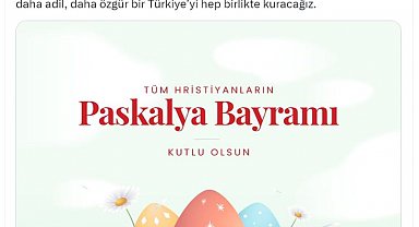 Özgür Özel'den 'Paskalya Bayramı' mesajı