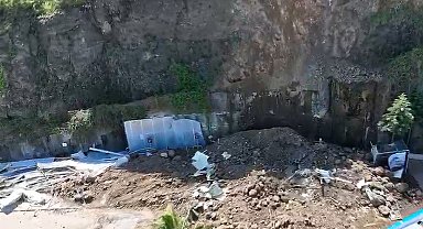 Samsun'da baba ve 2 kızının öldüğü heyelanda iş yeri sahibi: İstinat duvarına gerek duymadık