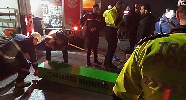 Samsun'da iki otomobil çarpıştı: 5 ölü