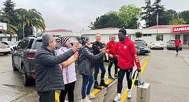 Samsunspor, Bodrum FK deplasmanı için yola çıktı