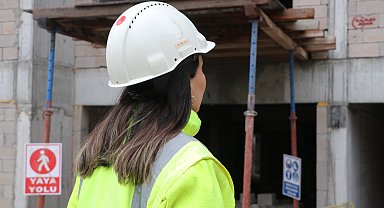 Şantiyenin tek kadın mühendisi