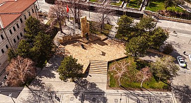 Sivas Kongresi ruhunu yansıtan anıtın çevresi yenileniyor