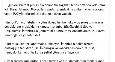Sözcü Yücel: 'Kanal İstanbul' uğruna, Sazlıdere Barajı gözden çıkarıldı