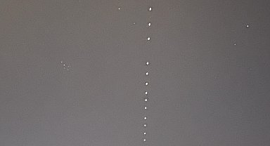 Starlink uydusu Adana semalarında görüntülendi