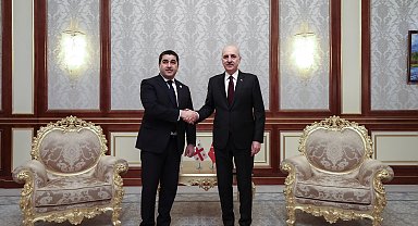 TBMM Başkanı Kurtulmuş, Gürcistan Meclis Başkanı Papuashvili ile görüştü