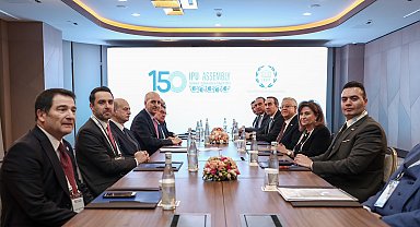 TBMM Başkanı Kurtulmuş, Mısır Temsilciler Meclisi Başkanı Gebali ile görüştü