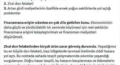 TOBB Başkanı Hisarcıklıoğlu: Reel sektörün finansmana erişimi kolaylaştırılmalı