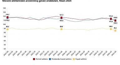 TÜİK: Güven endeksleri, nisan ayında azaldı