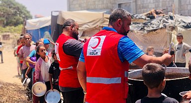Türk Kızılay'dan Gazze'de hizmet veren aşevinin gıda stoklarının azaldığını belirtti