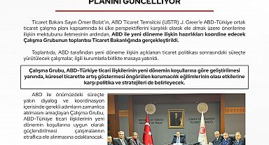 Türkiye-ABD İşbirliği Çalışma Grubu Toplantısı gerçekleştirildi