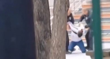 Yeğenini okuldan almak isteyen alkollü dayı olay çıkarttı