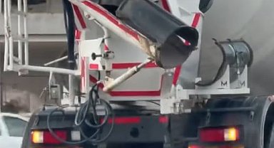 Yola beton döken aracın firmasına 152 bin TL ceza