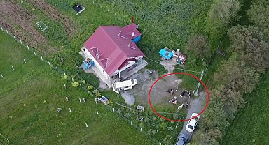 10 yıl hapisle aranan hükümlünün yakalanma anı kamerada