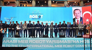 17'nci Uluslararası MEB Robot Yarışması'na, 10 bini aşkın öğrenci katıldı