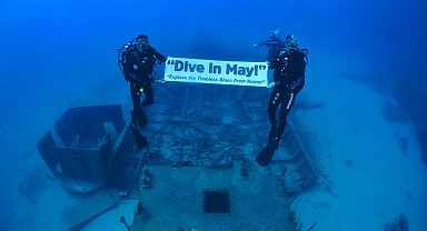 18 yıl önce batırılan sahil güvenlik botuna 'anı dalışı'