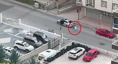 'Yol verme' tartışmasında tüfekle ateş açtı; 1 kişinin yaralandığı olay kamerada