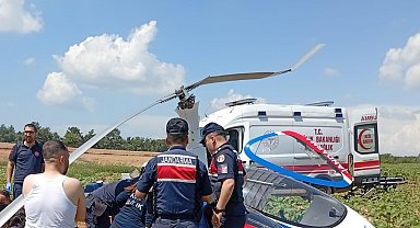 Adana'da cayrokopter kazasında yaralanan teknisyen taburcu edildi