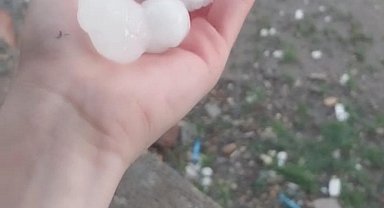 Adana'da dolu yağışı; tarım arazileri zarar gördü