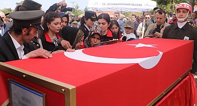 Afyonkarahisar, şehidini gözyaşlarıyla uğurladı