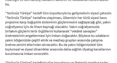 AK Partili Çelik: 'Terörsüz Türkiye', ülkemizin 'iç cephe'sinin güçlenmesine stratejik katkılar sağlayacak