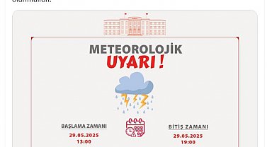 Ankara Valiliği'nden 'sağanak' uyarısı