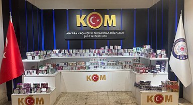 Ankara'da 3 bin kaçak elektronik sigara ele geçirildi