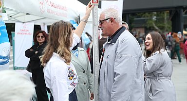 Ankara'da vücut kitle indeksi ölçümü uygulaması başlatıldı