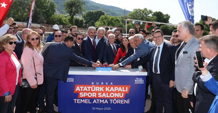 Atatürk Spor Salonu’nun temeli törenle atıldı
