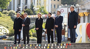 Avrupalı liderler Ukrayna'da