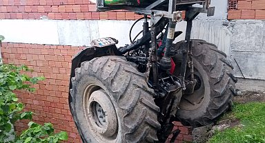 Babasının kullandığı traktör evlerinin yanındaki boşluğa düştü; Aysima öldü