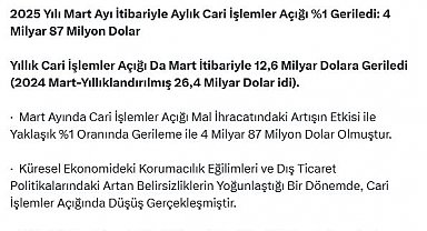 Bakan Bolat: Cari açığın GSYH'deki payı tarihsel ortalamanın altında kalmaya devam edecek
