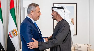 Bakan Fidan, BAE Devlet Başkanı Al Nahyan tarafından kabul edildi
