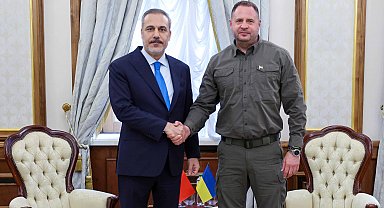 Bakan Fidan, Ukrayna Devlet Başkanlığı Ofisi Başkanı Yermak ile görüştü