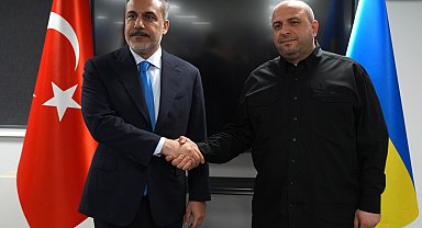 Bakan Fidan, Ukrayna Savunma Bakanı Umerov ile görüştü